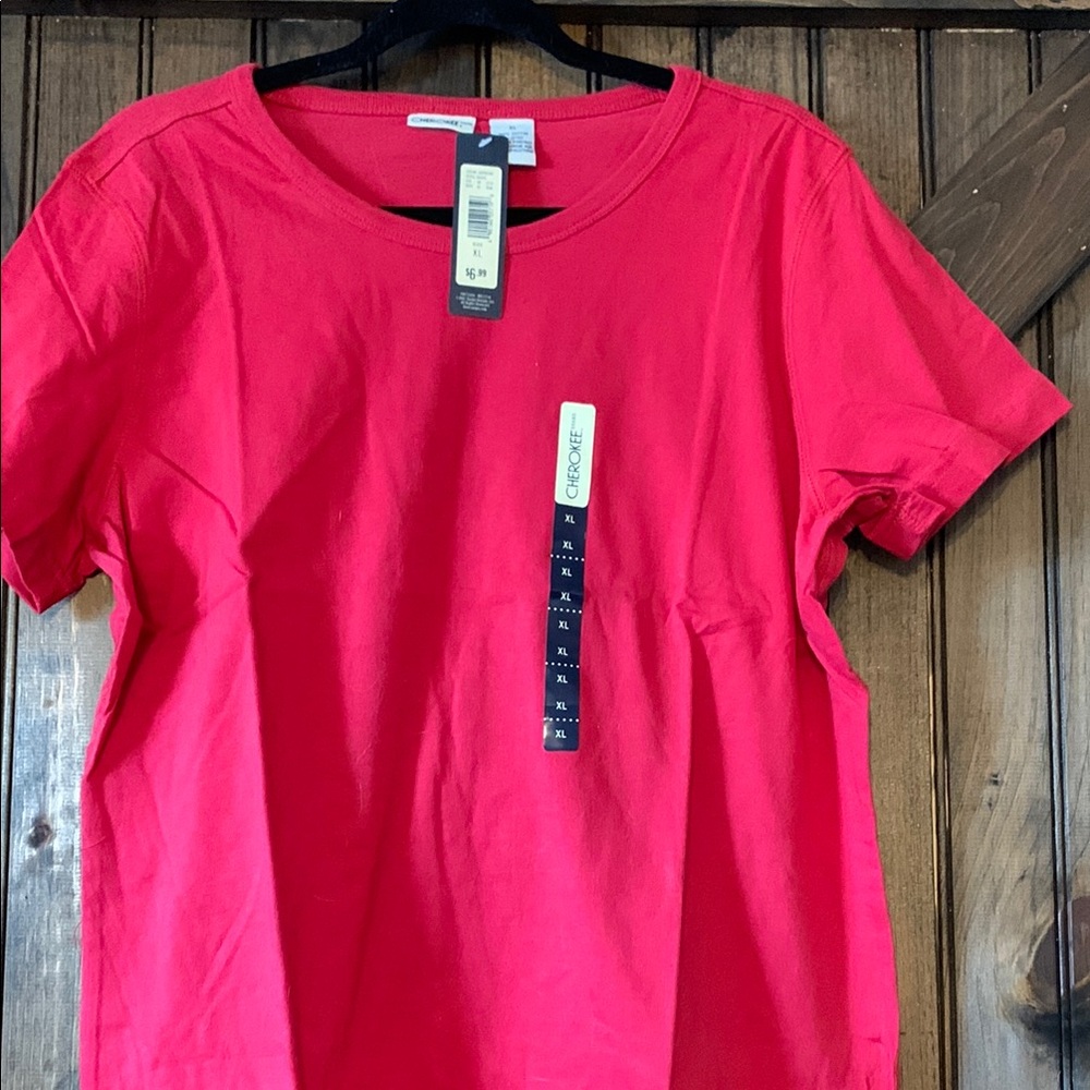 Red Crew Neck T-Shirt
